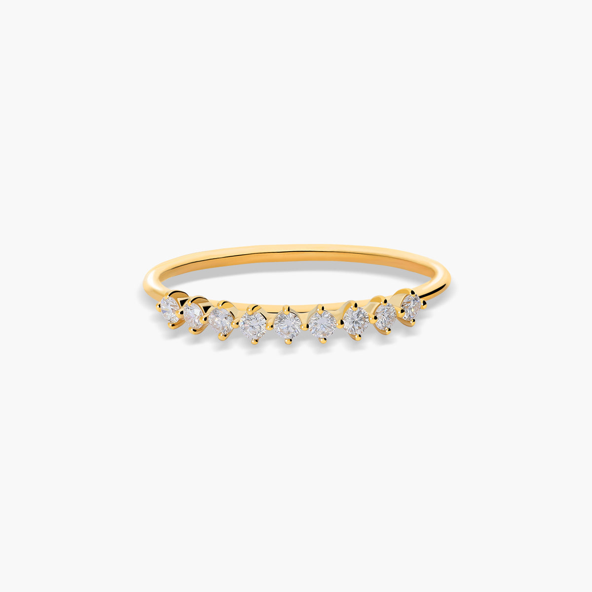 Anillo diamante natural 0.22 ct. oro 18 quilates