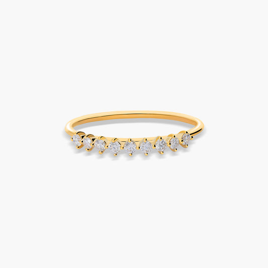 Anillo diamante natural 0.22 ct. oro 18 quilates