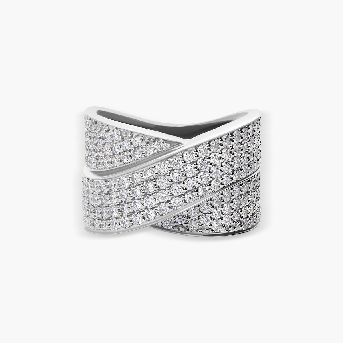 Anillo de oro blanco 18K diamante natural 1.89 ct. EVERETT