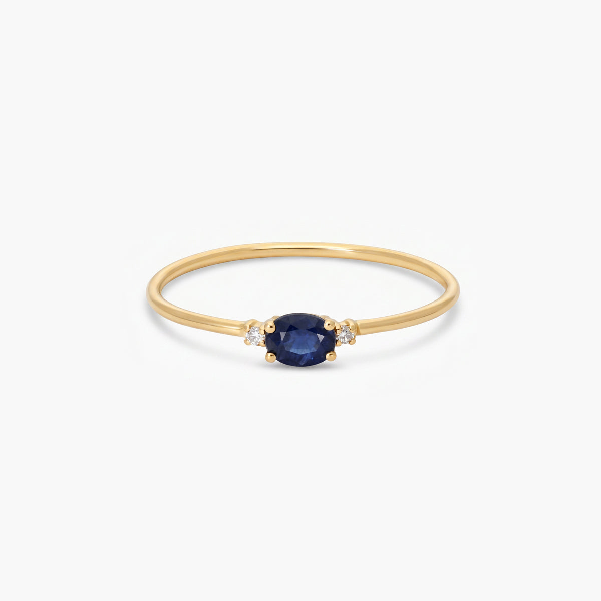 Anillo de oro 18K diamante natural 0.016 ct. DUSK