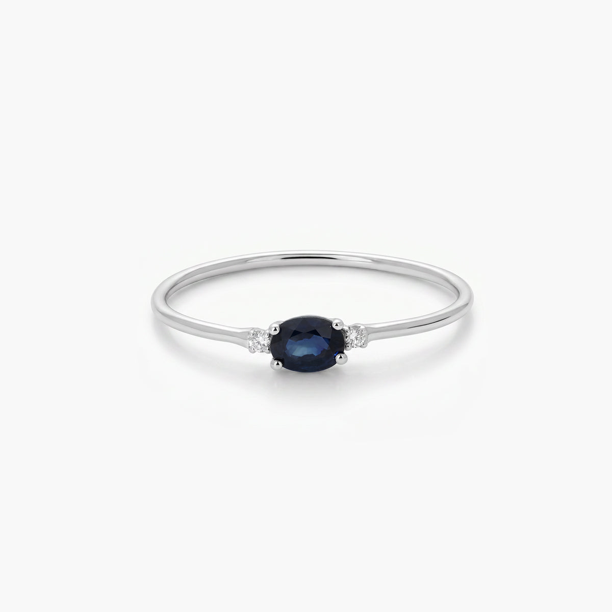 Anillo diamante natural 0.02 ct. oro 18 quilates
