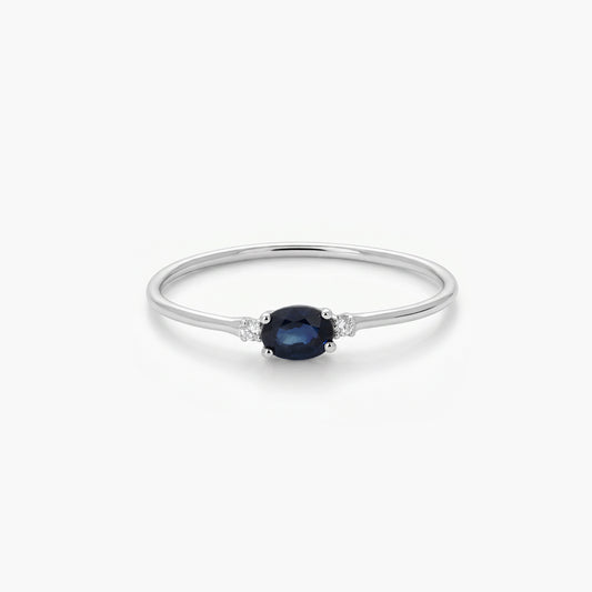 Anillo diamante natural 0.02 ct. oro 18 quilates