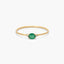 Anillo diamante natural 0.02 ct. oro 18 quilates
