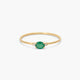Anillo diamante natural 0.02 ct. oro 18 quilates