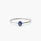 Anillo diamante natural 0.02 ct. oro 18 quilates
