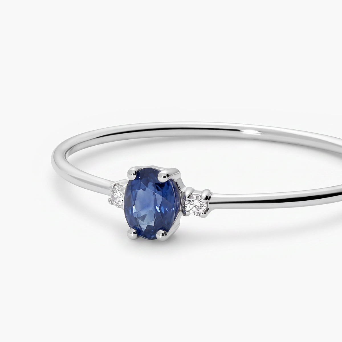 Anillo diamante natural 0.02 ct. oro 18 quilates