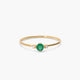 Anillo de oro 18K diamante natural 0.016 ct. RAINFOREST