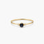 Anillo de oro 18K diamante natural 0.016 ct. DUSK