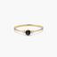 Anillo de oro 18K diamante natural 0.016 ct. DUSK