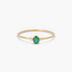 Anillo de oro 18K diamante natural 0.016 ct. RAINFOREST