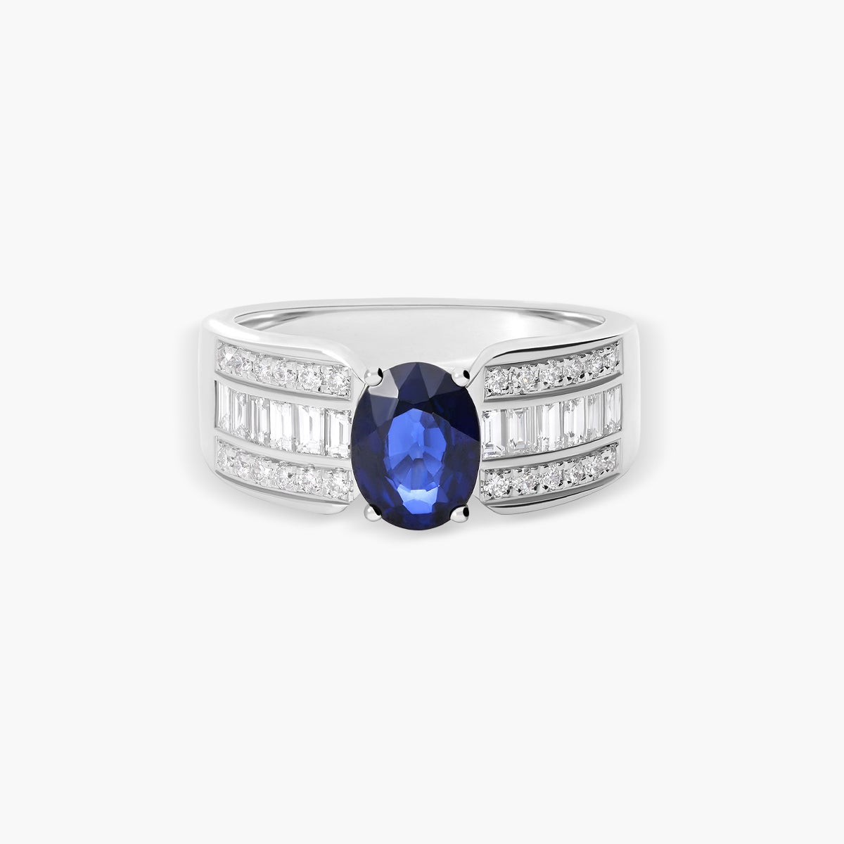 Anillo diamante natural oro 18 quilates
