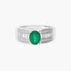 Anillo diamante natural oro 18 quilates