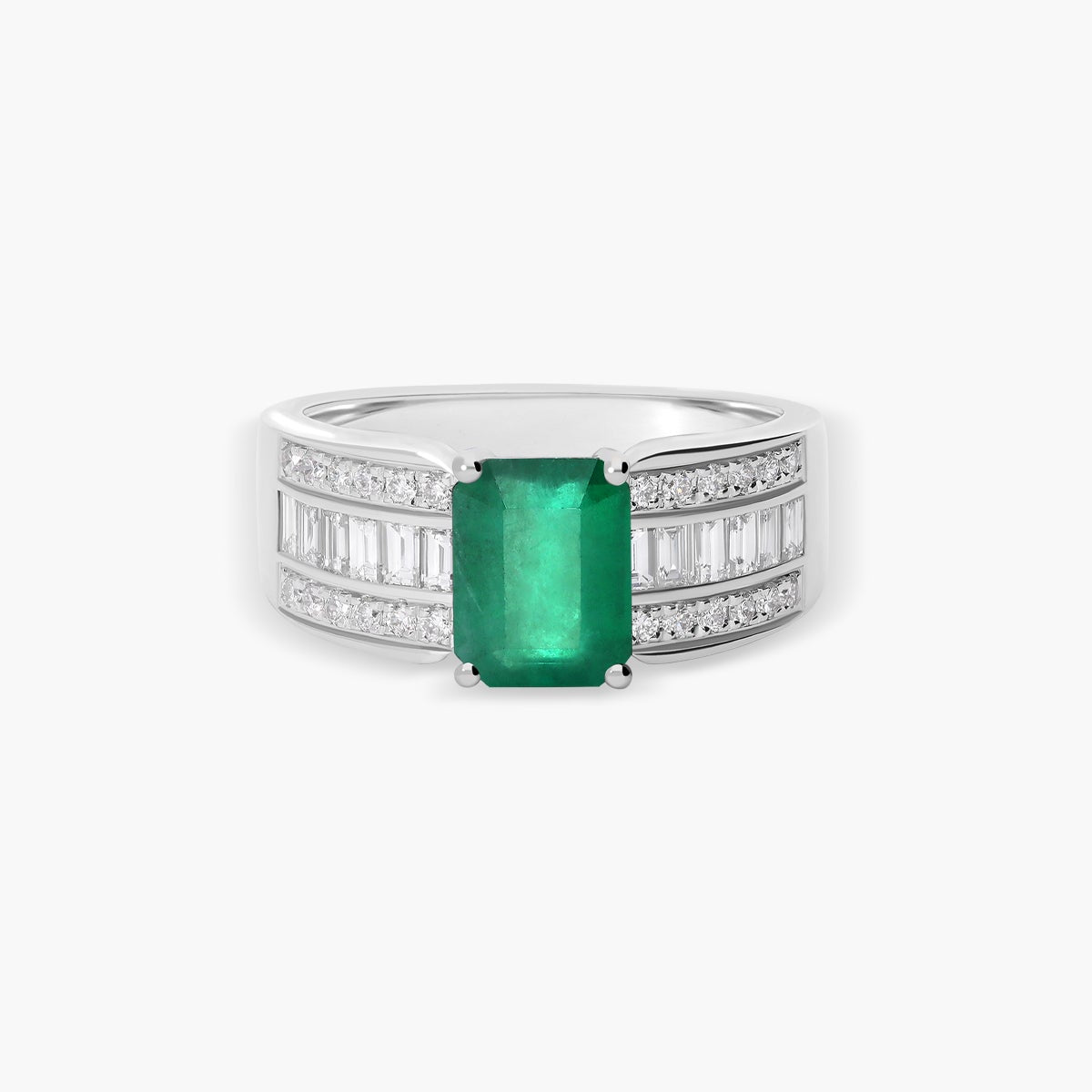 Anillo diamante natural 0.60 ct. oro 18 quilates