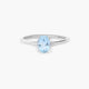 Anillo diamante natural 0.03 ct. oro 18 quilates