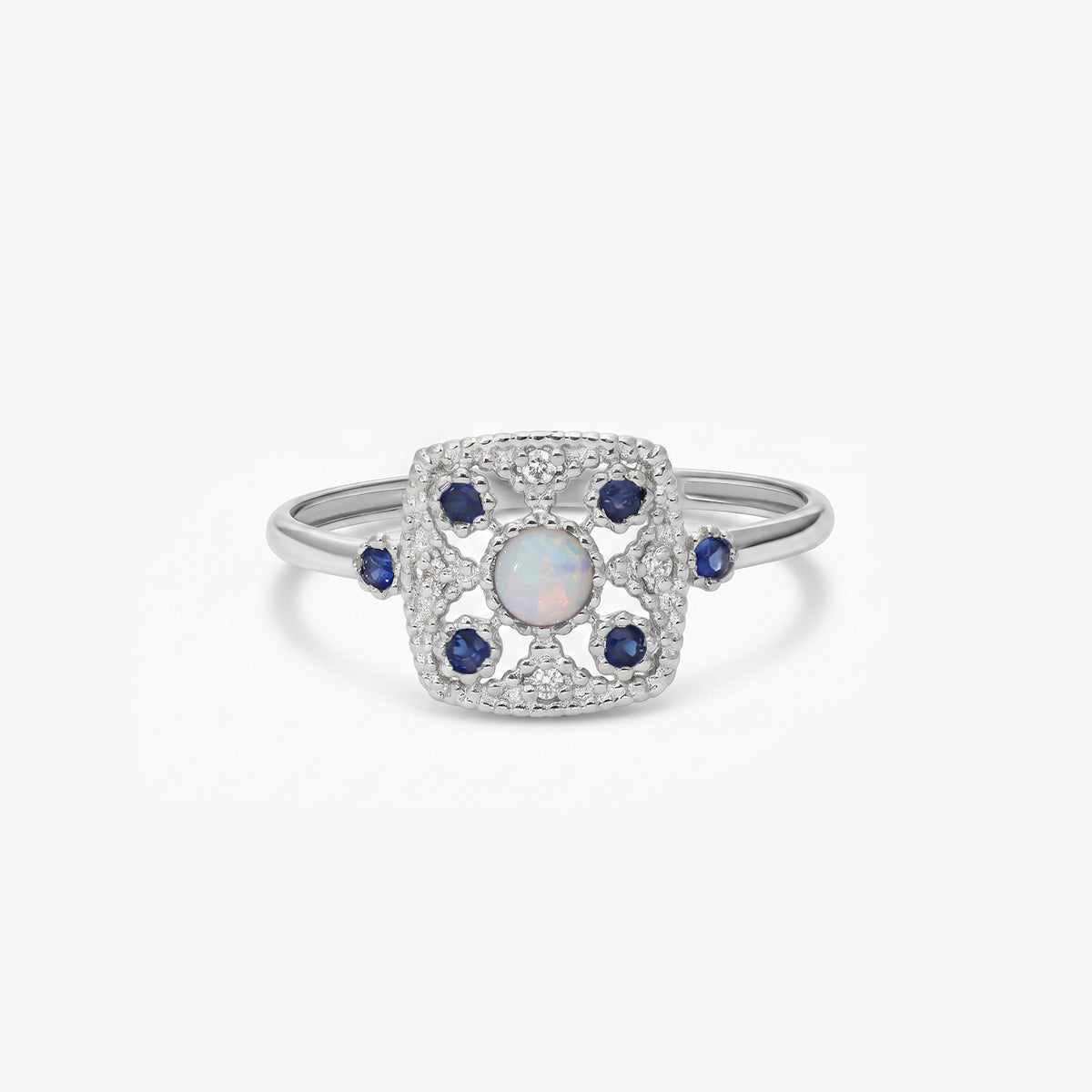 Anillo diamante natural 0.11 ct. oro 18 quilates
