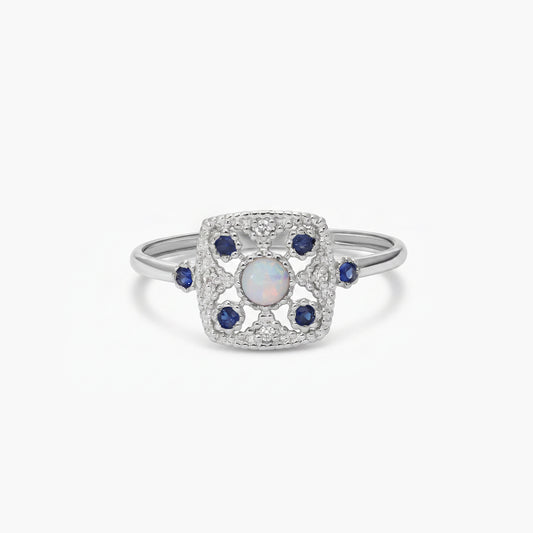 Anillo diamante natural 0.11 ct. oro 18 quilates