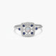 Anillo diamante natural 0.11 ct. oro 18 quilates