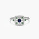 Anillo diamante natural 0.11 ct. oro 18 quilates