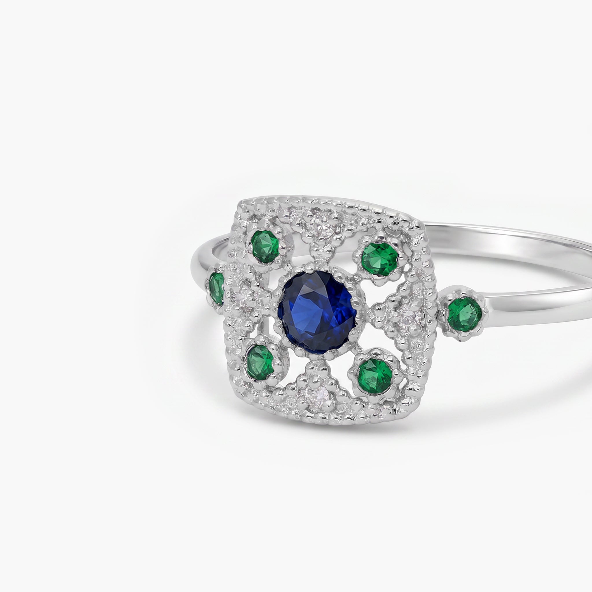 Anillo diamante natural 0.11 ct. oro 18 quilates