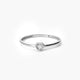 Anillo diamante natural 0.03 ct. oro 18 quilates