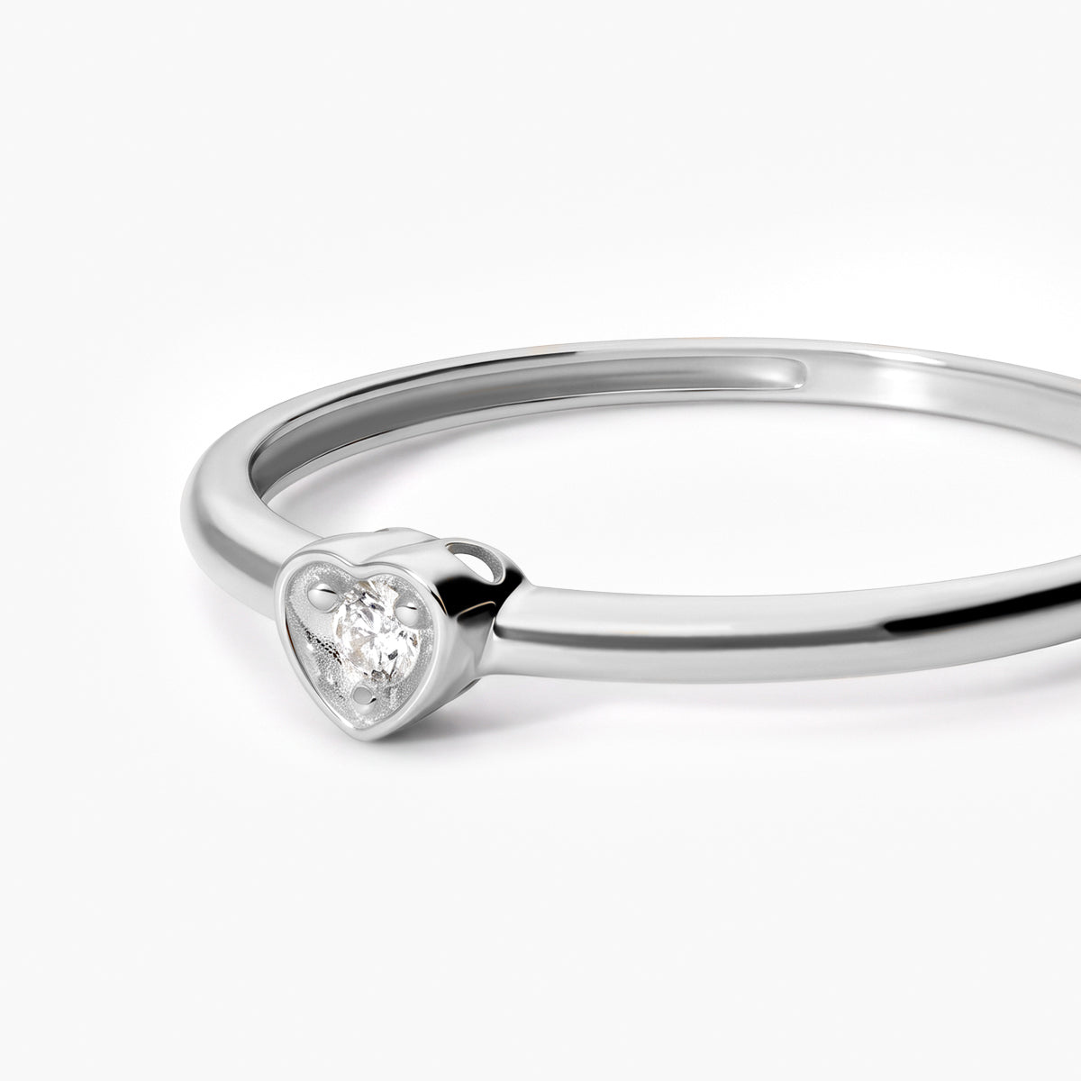 Anillo diamante natural 0.03 ct. oro 18 quilates