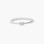 Anillo diamante natural 0.03 ct. oro 18 quilates