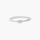 Anillo diamante natural 0.03 ct. oro 18 quilates