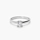 Anillo diamante natural 0.50 ct. oro 18 quilates