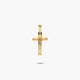 Cruz Cristo inri palo clásico de oro 18K 24 mm