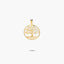 Colgante árbol de la vida de oro 18K 20 mm TREE OF LIFE