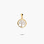 Colgante árbol de la vida de oro bicolor 18K 11 mm TREE OF LIFE