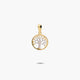 Colgante árbol de la vida de oro bicolor 18K 11 mm TREE OF LIFE