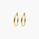 Pendientes de aro de oro 18K 15 mm PERPETUAL