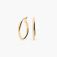 Pendientes de aro de oro 18K 20 mm PERPETUAL