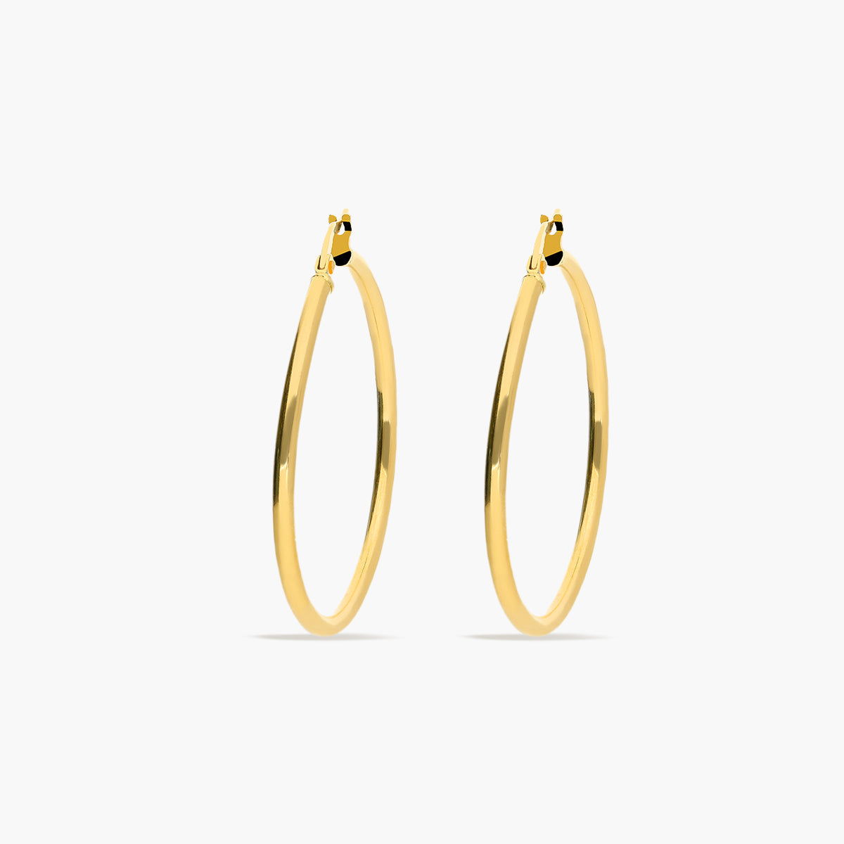 Pendientes de aro de oro 18K 25 mm PERPETUAL