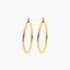 Pendientes de aro de oro 18K 35 mm PERPETUAL