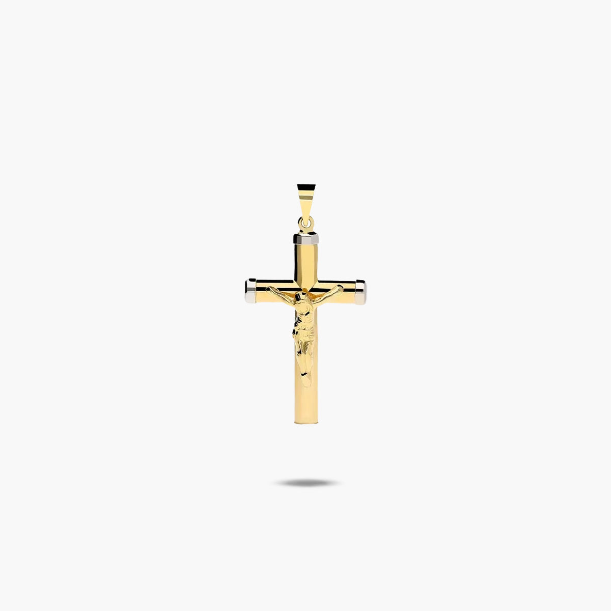 Cruz Cristo de oro 18K 30 mm