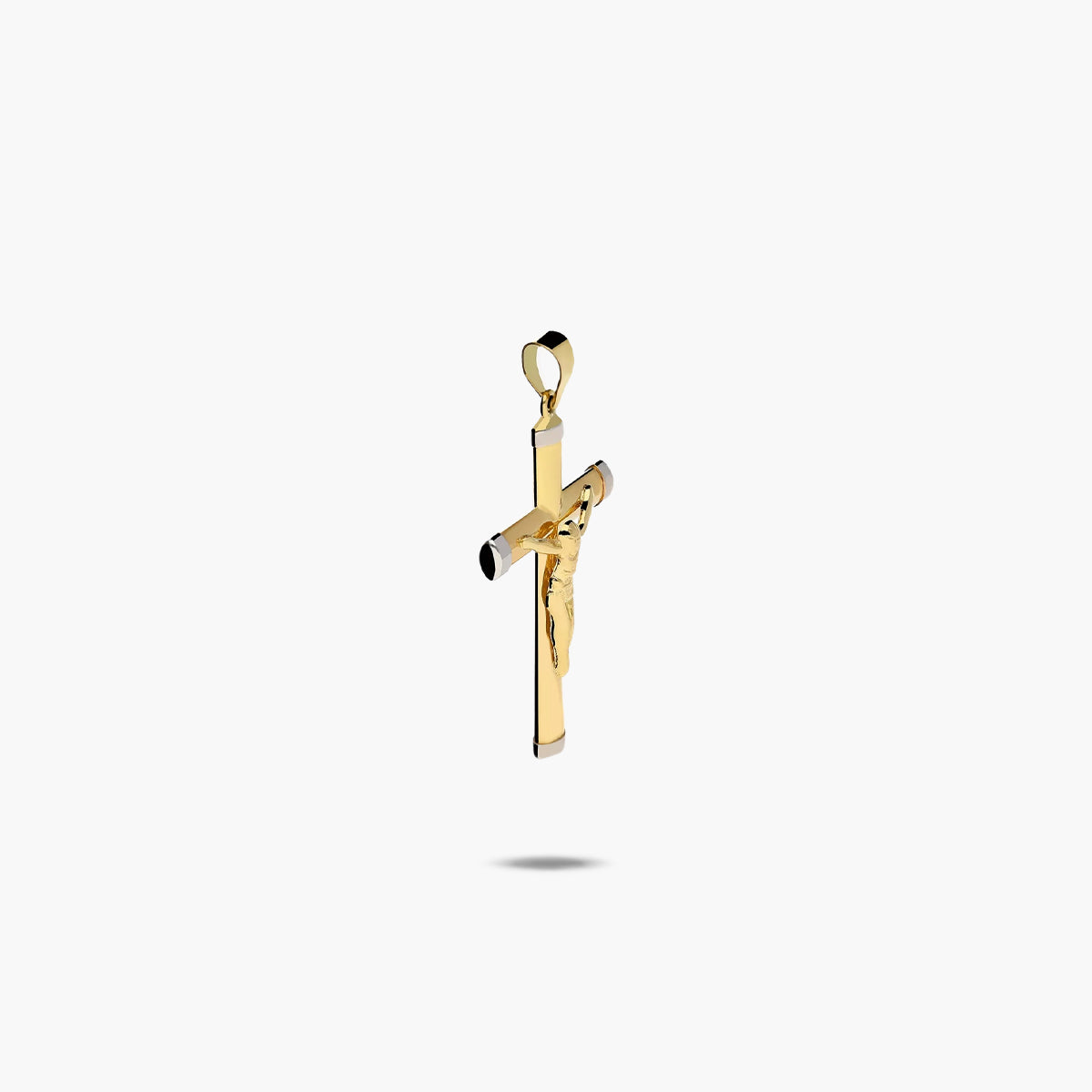 Cruz Cristo de oro 18K 30 mm