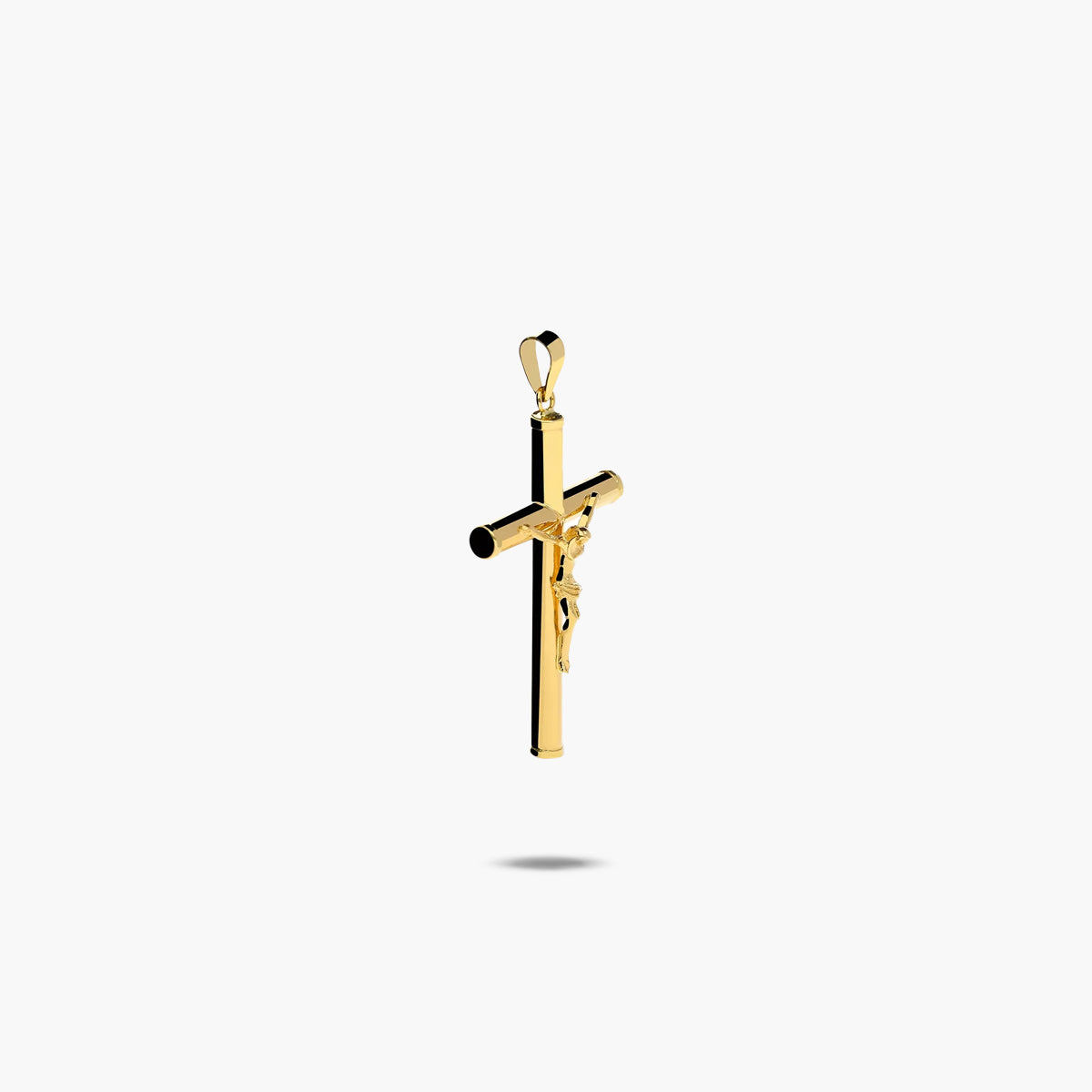Cruz Cristo de oro 18K 34 mm
