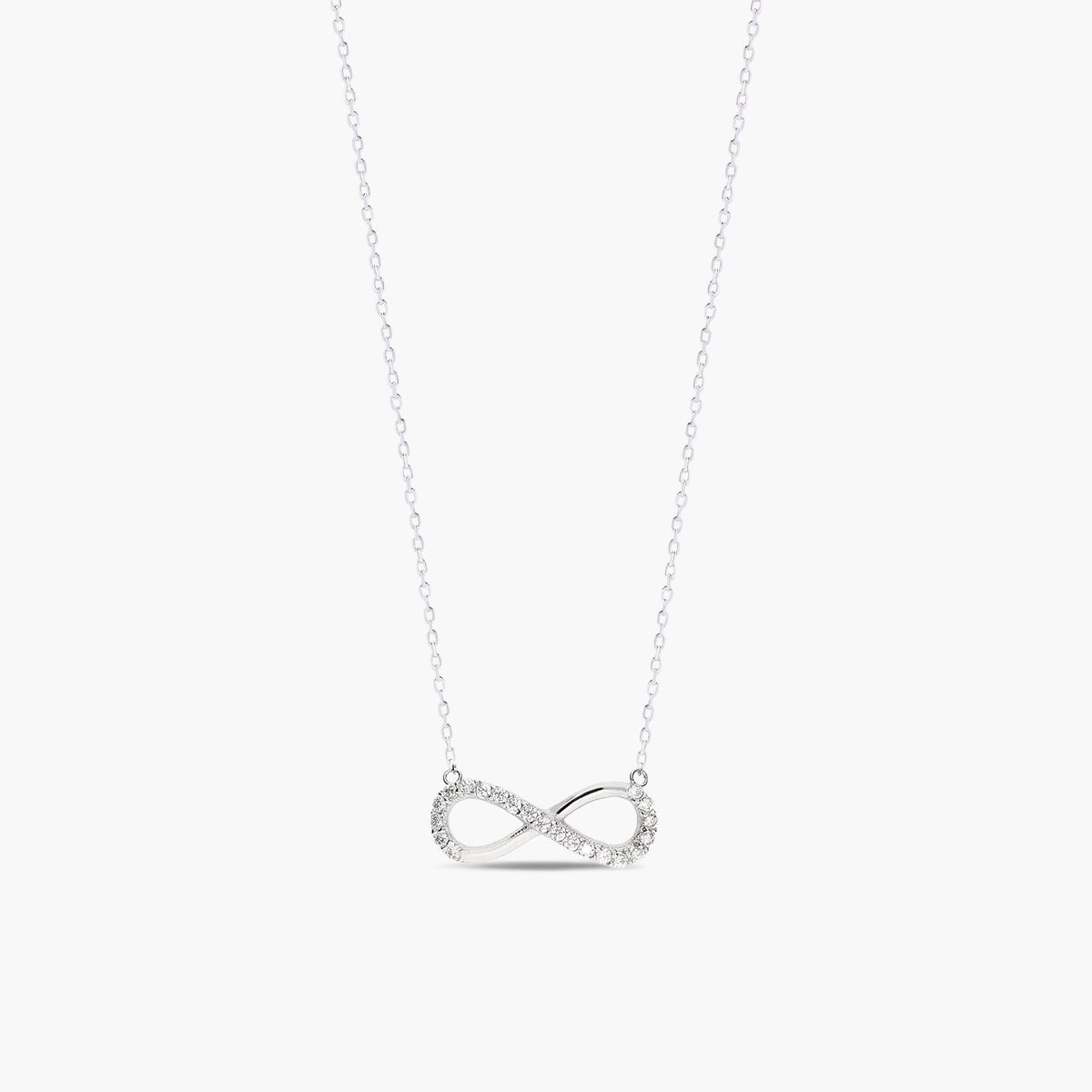 Collar de oro 18K 16 mm INFINITY