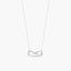 Collar de oro 18K 16 mm INFINITY