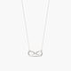 Collar de oro 18K 16 mm INFINITY