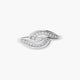 Anillo de oro blanco 18K 