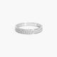 Anillo de oro blanco 18K 