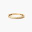 Anillo de oro 18K diamante natural 0.1 ct. METEOROIDS