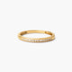 Anillo de oro 18K diamante natural 0.1 ct. METEOROIDS