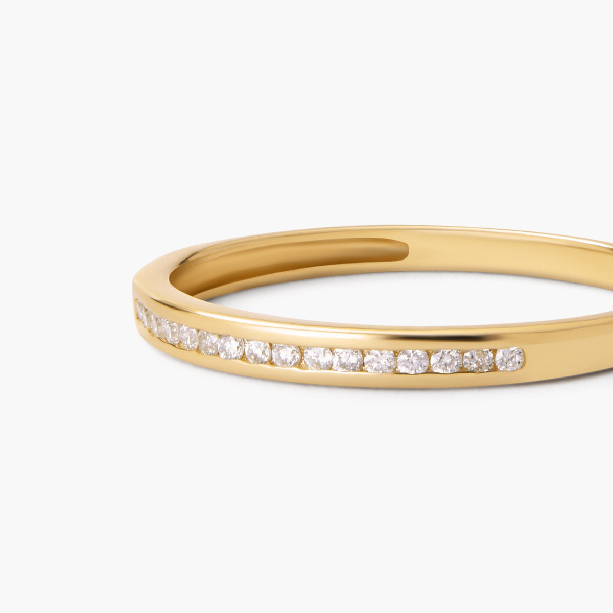 Anillo de oro 18K diamante natural 0.1 ct. METEOROIDS