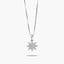 Collar diamante natural 0.04 ct. oro 18 quilates