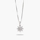 Collar diamante natural 0.04 ct. oro 18 quilates