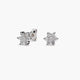 Pendiente diamante natural 0.43 ct. oro 18 quilates